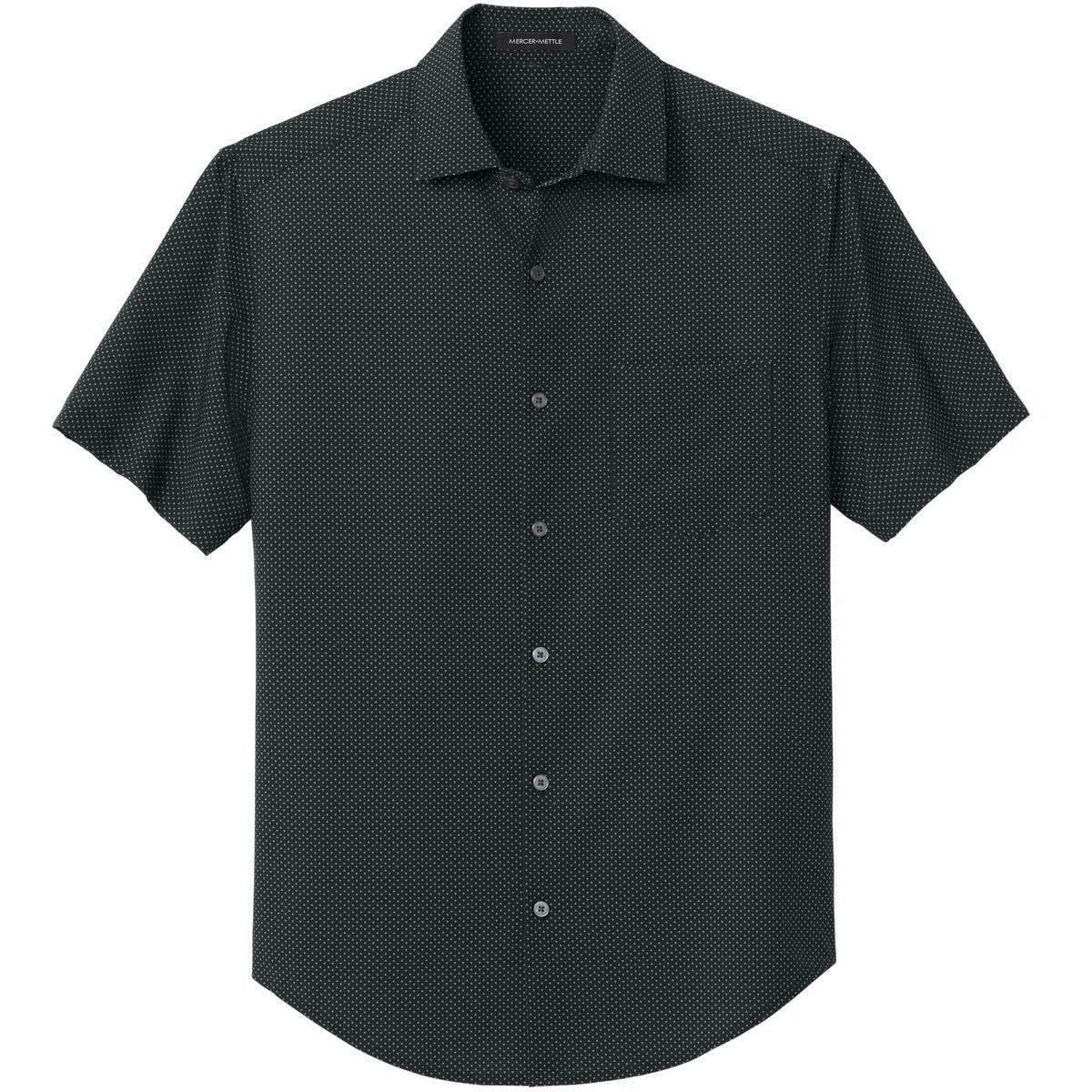 Deep Black Triangle Print